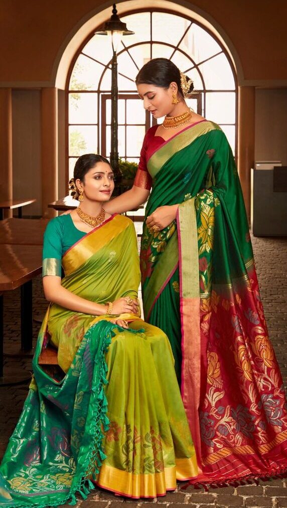 new collection of saree in banarsi style