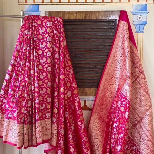 banarasi style saree